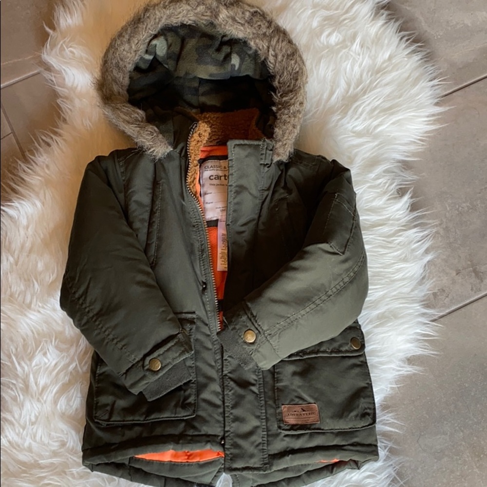 Carter’s Boys heavyweight Green Coat